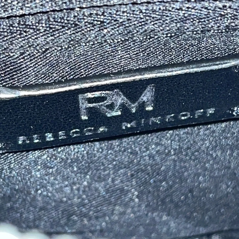 NWOT Rebecca Minkoff Black Quilted Cross Body - Picture 5 of 8